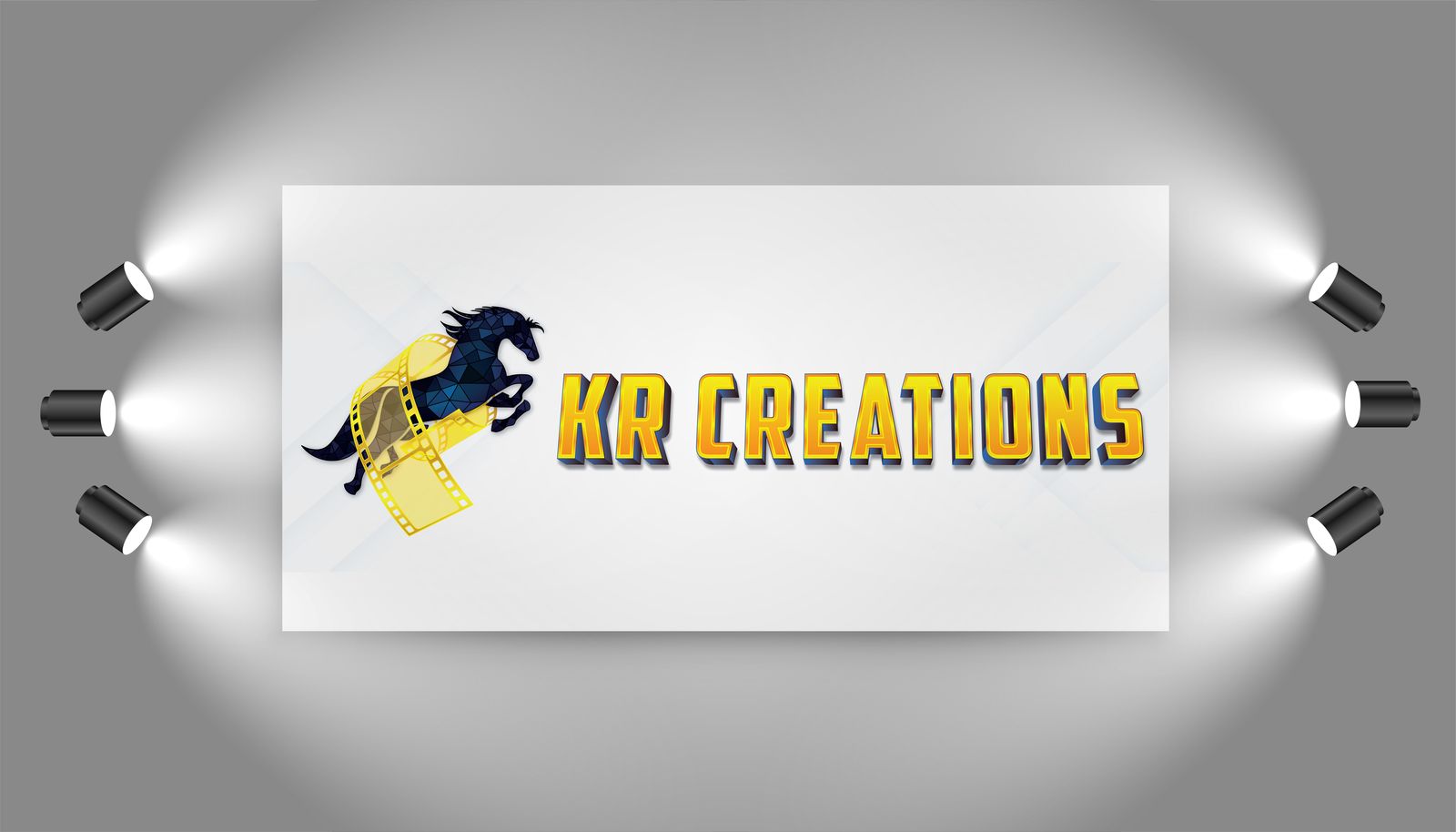 KR Creations Movie Productions Brand Identity